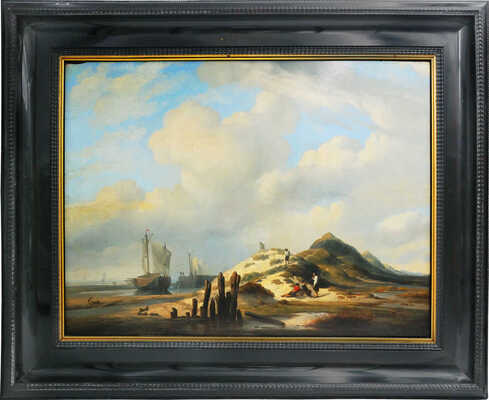 Мейер Луи. Рыбаки в дюнах 